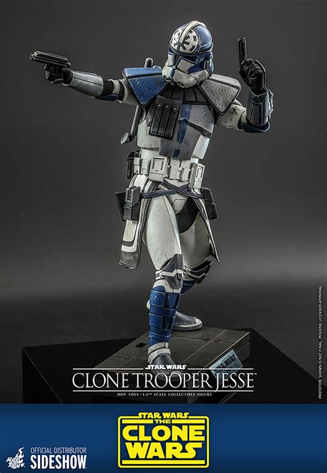 Hot Toys Clone Trooper Jesse 16 Scale Figure Star Wars Clone Wars