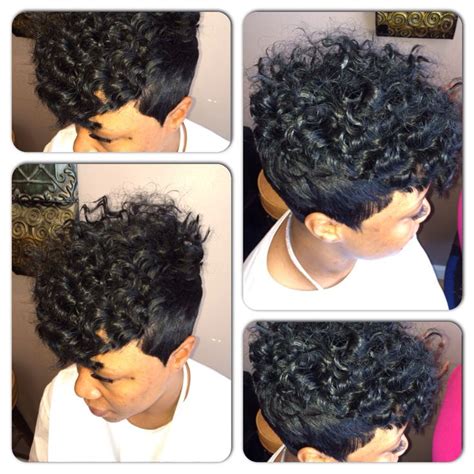 Short Curly Quick Weave My Work Hair Styles Curly Weave Hairstyles Quick Weave Hairstyles