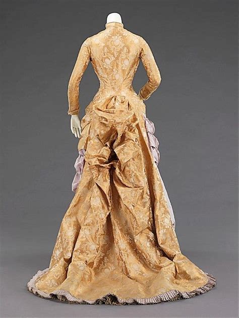 1880 Evening Dress By Wexler And Abraham Silk American