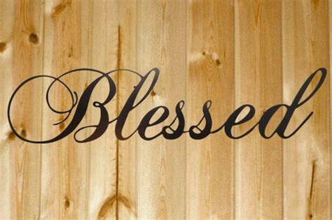 Blessed Wall Art Laser Cut Metal Home Decor From Our Etsy