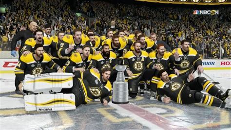 Nhl 18 Boston Bruins Stanley Cup Celebration Youtube