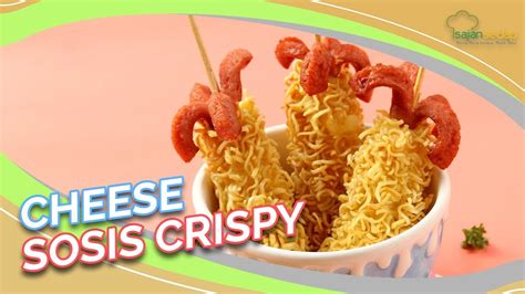 Resep Cheese Sosis Crispy Kejunya Enggak Putus Putus Youtube