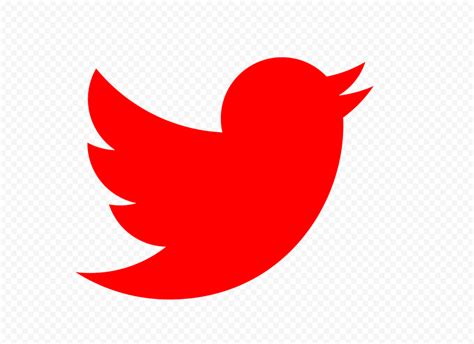 Hd Red Twitter Bird Logo Icon Png Citypng