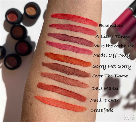 Mac Powder Kiss Lipstick Review Today We Swatch All 16 Shades And