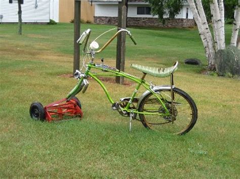 Lawn Mower Bike Ideas Upcycle Art