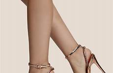 heels strap strappy ankle gold metallic rose shein high heel shoes toe