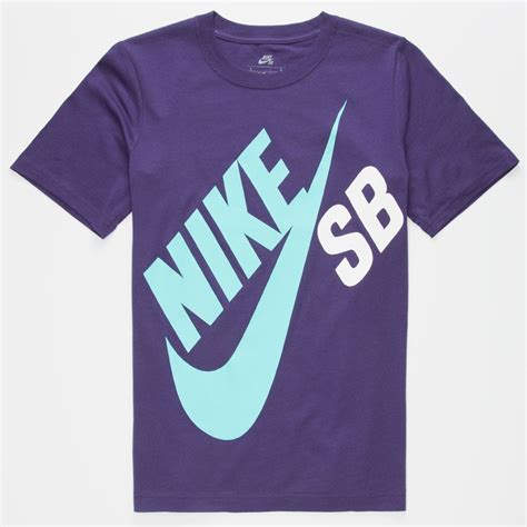 Purple Nike Sb Shirt Skatenus