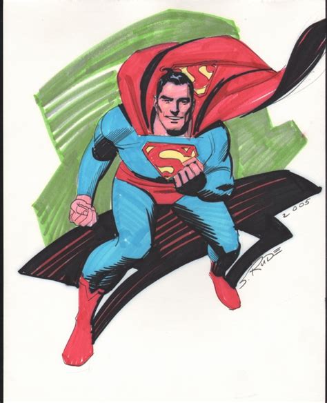 Rude Steve Superman In Brian Ms My Comic Artwork Collection Comic