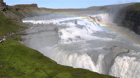Ensch Gullfoss Der Goldene Wasserfall Iceland Youtube