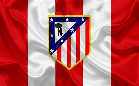 Association football club in madrid, spain. Download wallpapers Atletico Madrid, football club, emblem, logo, La Liga, Spain, LFP, Spanish ...