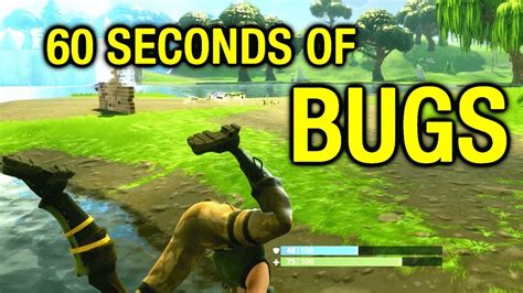 Fortnite Bugs In 60 Seconds 🎮 Youtube