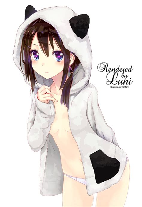Anime Render Girl With Hoodie By Lunixxa On Deviantart