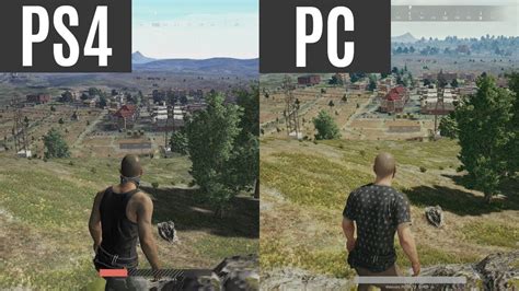 Pubg Pc Vs Ps4 Graphics Comparison Playerunknowns Battlegrounds