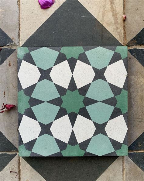 Green Moroccan Mosaic Tile By Jatana Interiors Moroccan Mosaic