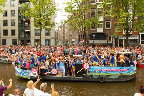 amsterdam gay pride 2014 editorial stock image image of happy 52451059