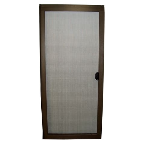 RITESCREEN Aluminum Sliding Screen Door (Common: 36-in x 80-in; Actual ...