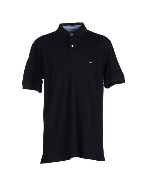 Widest selection of new season & sale only at lyst.com. Tommy Hilfiger Cotton Polo Shirt in Black for Men - Lyst