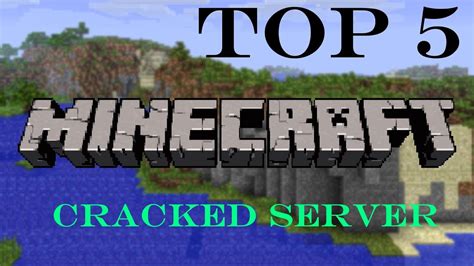 My Top 5 Minecraft Cracked Server List 172 12 Youtube