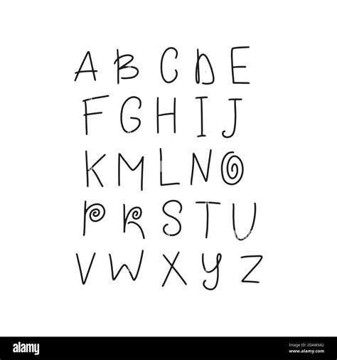Cool Fonts To Draw By Hand Alphabet