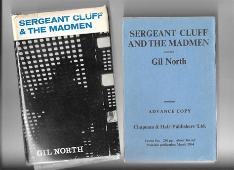 Sergeant Cluff And The Madmen By North Gil Very Good Soft Cover St Edition Lavender
