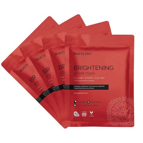 Buy Beautypro Brightening Collagen Face Mask And Vit C And Aloe