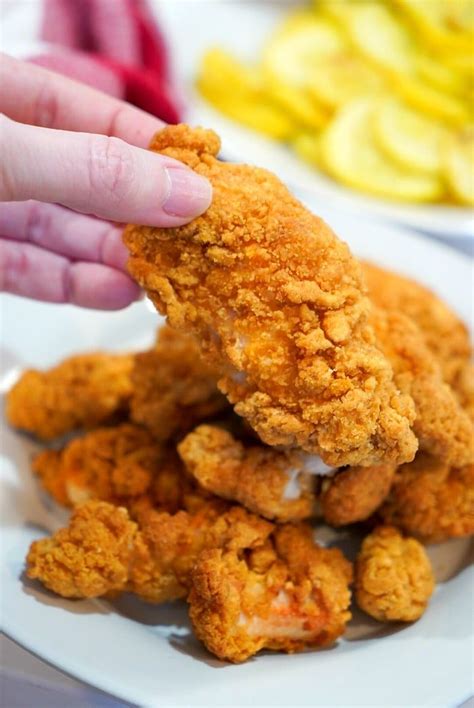How long do you air fry chicken tenders. Crispy frozen chicken tenders in air fryer! Way better ...