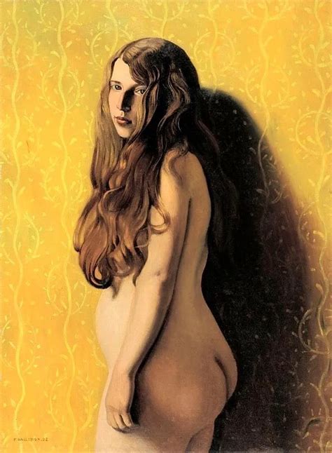 Felix Edouard Vallotton Nu Sur Fond Jaune Nude Against A Yellow