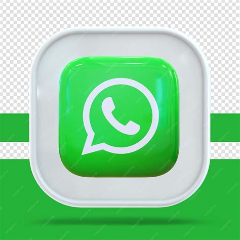 Premium Psd Whatsapp Icon Social Media 3d Concept