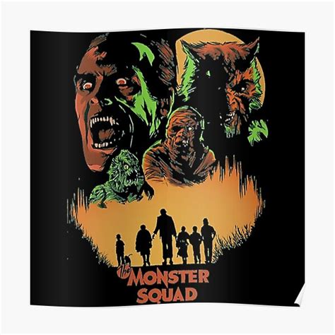 The Monster Squad Poster For Sale By Mickalo66 Redbubble