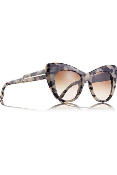 Stella Mccartney Tortoiseshell Cat Eye Acetate Sunglasses Net A Portercom