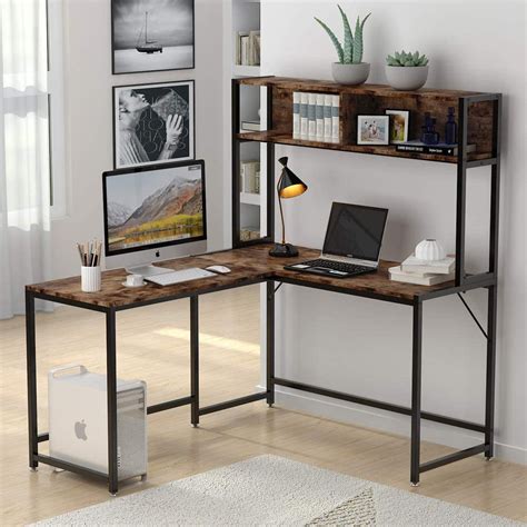 Tribesigns L Shaped Computer Desk Inch Large Modern Executive Riset