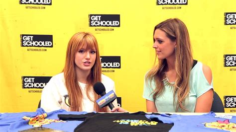 Bella Thorne Interview Get Schooled Victory Tour Youtube