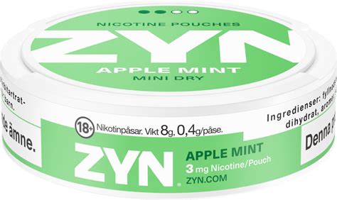 Zyn Mini Apple Mint 3mg Buy Online Express Shipping Snusforsale