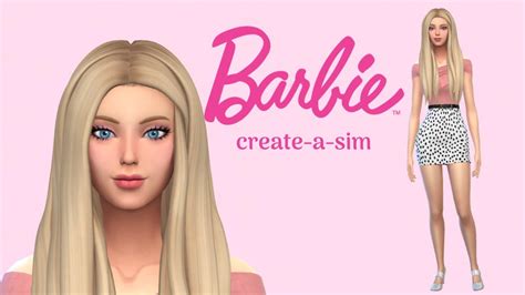 Barbie Create A Sim The Sims 4 Youtube Vrogue