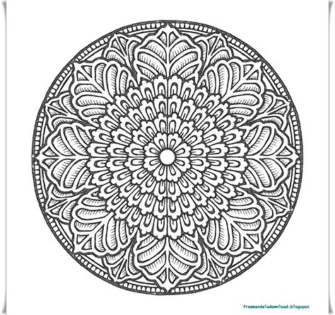 Very Difficult Mandala Coloring Pages ~ Free Mandala