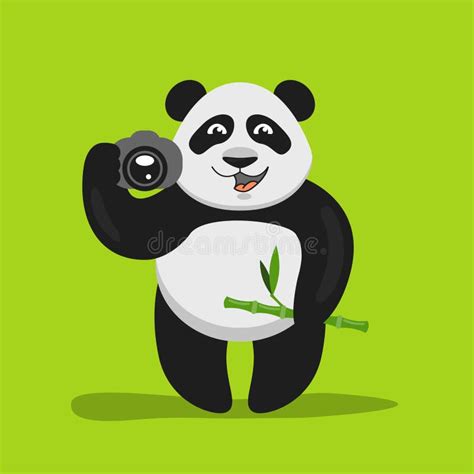 Oso Panda Gracioso Colgando De La Plantilla De Tablero De Papel Cuerpo