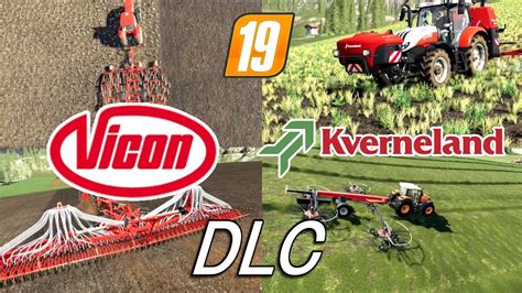 Farming Simulator 19 Dlc Kverneland And Vicon Equipment Pack Youtube