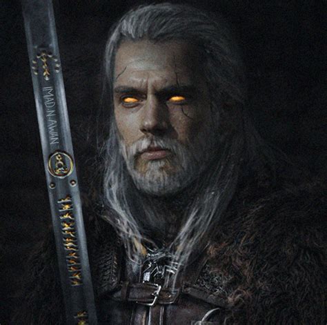 The Witchers Geralt Strikes A Pose In Stunning Netflix Poster Fan Art