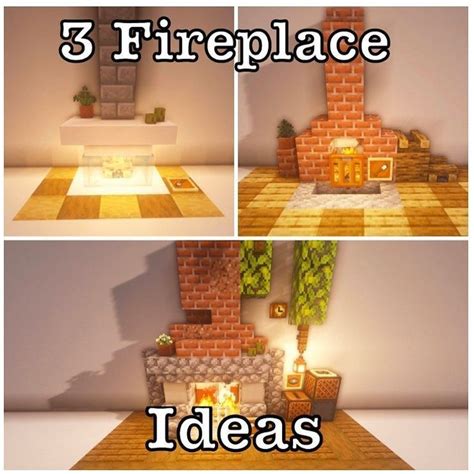 Kleines und einfaches modernes haus in minecraft leichtes. LUKI7x on Instagram: Do you use fireplaces in your house ...