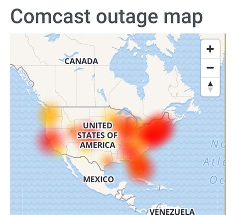 Xfinity Comcast Availability Areas Coverage Map