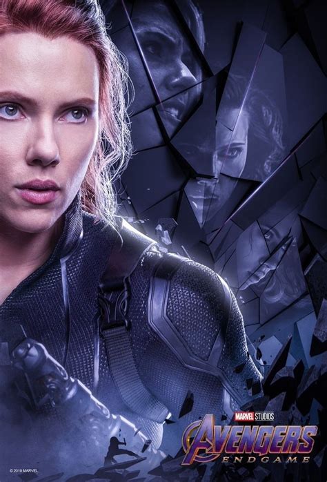 New Avengers Endgame Character Posters Released Black Widow Marvel