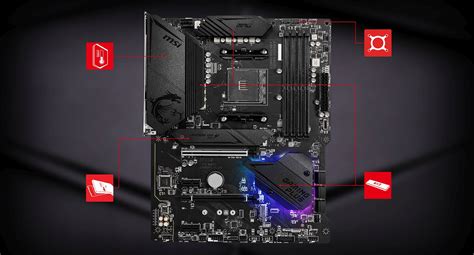 msi mpg b550 gaming plus amd socket am4 motherboard special offer save £35 falcon computers