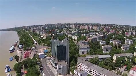 City Of Galati Romania By Air Youtube