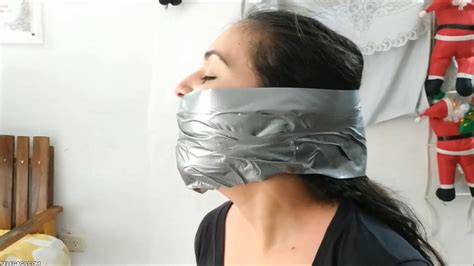 daughter duct tape wrap gagged by latina mom by selfgags on deviantart