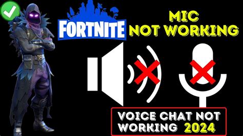 Fortnite Mic Not Working— Voice Chat Not Working Fix Youtube