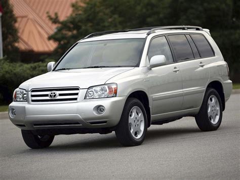 Toyota Highlander Technical Specifications And Fuel Economy