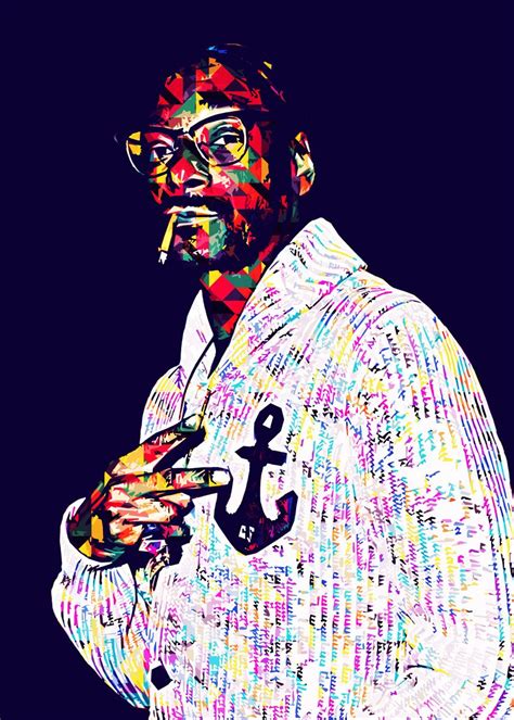 Snoop Dogg Poster Picture Metal Print Paint By Ti Ki Displate