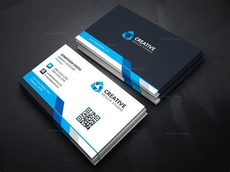 Modern Business Card Template With Creative Design