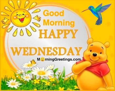 50 Good Morning Happy Wednesday Images Morning Greetings Morning