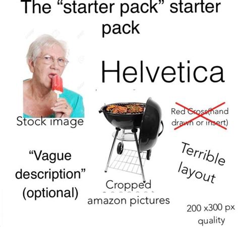 the “starter pack” starter pack scrolller